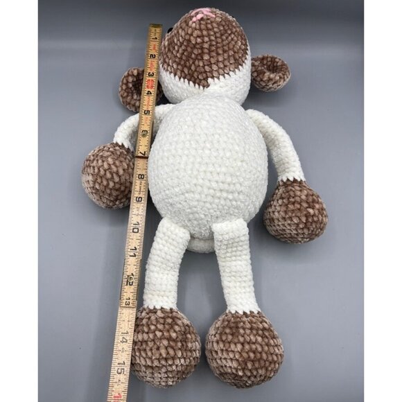 Handmade Plush Crochet Amigurumi Lamb Spring Easter Kids Toy Decor - Picture 6 of 6